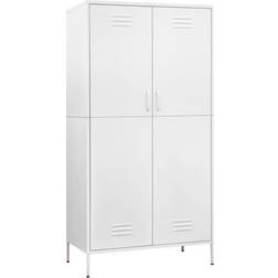 vidaXL 336251 White Wardrobe 90x180cm