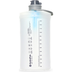 HydraPak Flux Clear/Hp Blue Water Bottle 1.5L