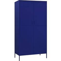 vidaXL 336244 Navy Blue Wardrobe 90x180cm