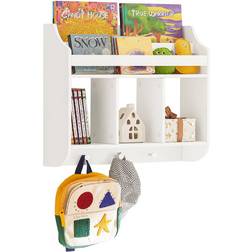 SoBuy Kid's Wall Mounted Storage Shelf White