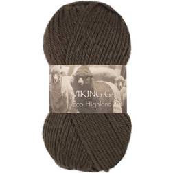 Viking of Norway Eco Highland Wool Mørk Brun 110m