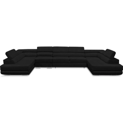 Creative Furniture MIAMI U XXL Dark Gray Sofa 410cm 6-Sitzer