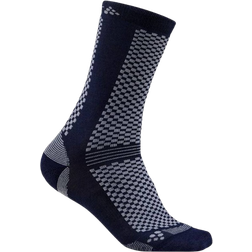 Craft Warm Mid Socks 2-pack - Beat/Granite
