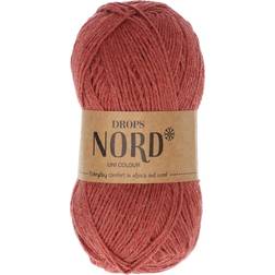 Drops Design Nord Uni Colour Brick Red 170m