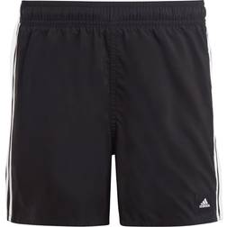 adidas Kid's 3-Stripes Swim Shorts - Black/White (HA9405)