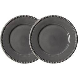Potteryjo Daria Clean Grey Flat tallrik 28cm 2st
