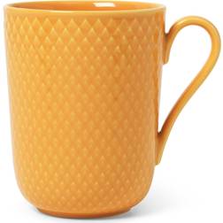 Lyngby Rhombe Yellow Mug 33cl