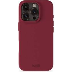 Holdit Silicone Case for iPhone 16 Pro Max Red Velvet