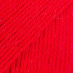 Drops Design Flora Uni Colour Hot Red 210m