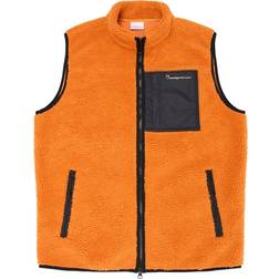 Knowledge Cotton Apparel Teddy Fleece Vest - Desert Sun