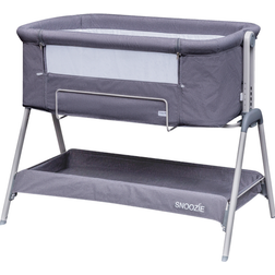 Kinder Valley Snoozie Bedside Crib Storm Grey 22.2x39"
