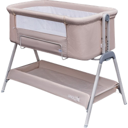 Kinder Valley Snoozie Bedside Crib Soft Shell/Brown 22.2x39"