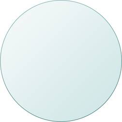 vidaXL Tempered Glass Transparent Bordsskiva 70cm