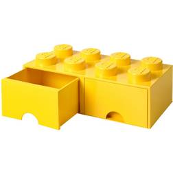 Room Copenhagen Lego Storage Brick with Drawer 8 Stud Yellow