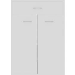 vidaXL Wood White Skostativ 60x84cm