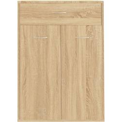 vidaXL Wood Sonoma Oak Shoe Rack 60x84cm