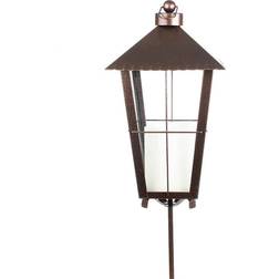 Silkflower Grave Brown/Hammer Lacquered Lykta 97cm