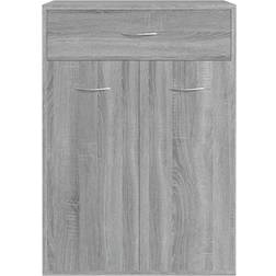 vidaXL Wood Sonoma Grey Shoe Rack 60x84cm