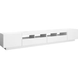 vidaXL Engineered Wood White TV-bänk 260x40cm