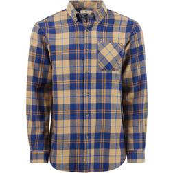 Magellan Outdoors Canyon Creek Long Sleeve Flannel Shirt - Kelp/Medieval Blue Plaid