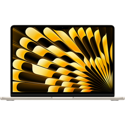 Apple MacBook Air, 13-inch, M4 chip, 10-core CPU, 10-core GPU, 24GB Unified Memory, 2TB SSD Storage, Starlight