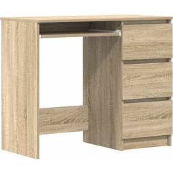 vidaXL Engineered Wood Sonoma Oak Writing Desk 45x90cm