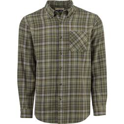 Magellan Outdoors Canyon Creek Long Sleeve Flannel Shirt - Dkgrn08