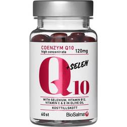 BioSalma Q10 Coenzyme 120mg + Selenium 60 stk