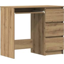 vidaXL Engineered Wood Artisan Oak Writing Desk 45x90cm