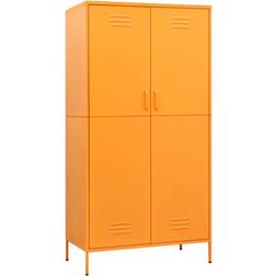 vidaXL 336245 Mustard Yellow Wardrobe 90x180cm