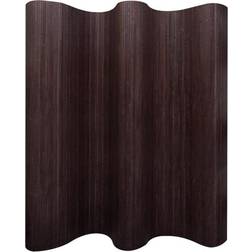 vidaXL Bamboo Dark Brown Room Divider 250x165cm