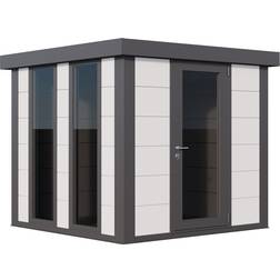 Telluria Friggebod Luminato 238x238 cm Vit (Byggnadsarea )