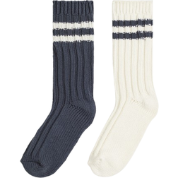H&M Jungen 2er-Pack Stricksocken Blau
