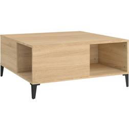 vidaXL Engineered Wood Sonoma Oak Soffbord 80x80cm