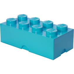 Room Copenhagen Lego Storage Brick 8 Stud Azure Blue