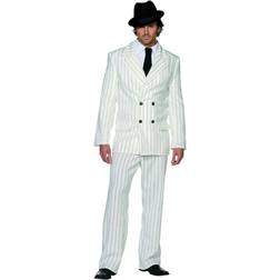 Smiffys Gangster Kostume Hvid