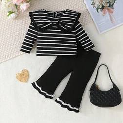 Shein Baby Girl Autumn Winter Peter Pan Set - Casual