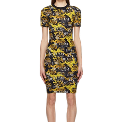 Versace Jeans Couture Graphic Minidress - Black