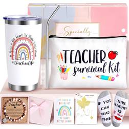Yontiny Personalised Thank You Teacher Gifts Travel Mug 59.1cl 9pcs