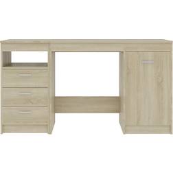 vidaXL 3054783 Sonoma Oak Writing Desk 50x140cm 2pcs