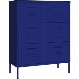 vidaXL Drawer Navy Blue Förvaringsskåp 80x101.5cm
