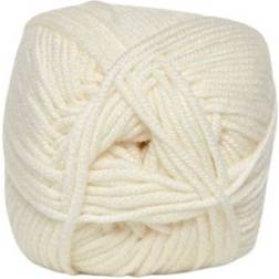 Hjertegarn Extrafine Merino Råhvid 120m