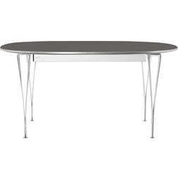 Fritz Hansen Superellipse B620 Grey/Matt Warm Graphite Matbord 100x270cm