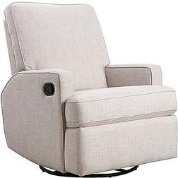 OBaby Madison Swivel Glider Recliner Chair Oatmeal
