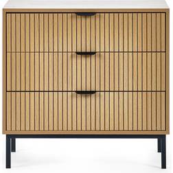 Latitude Run Audras 3 Beige Chest of Drawer 72x69cm