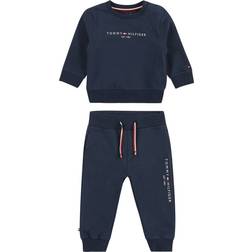 Tommy Hilfiger Essential Logo Sweatshirt & Jogger Set - Twilight Navy (KN0KN01485-C87)
