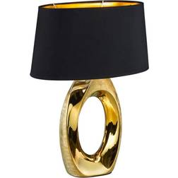 Trio Lighting Taba Black/Gold Table Lamp 52cm
