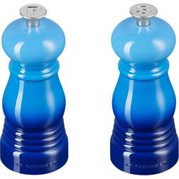 Le Creuset Mini Azure Pepper Mill, Salt Mill 2pcs 11cm
