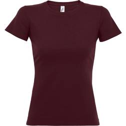 Sol's Imperial Women's Round Neck T-shirt - Burgundy