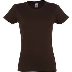 Sol's Imperial Women's Round Neck T-shirt - Chocolate
